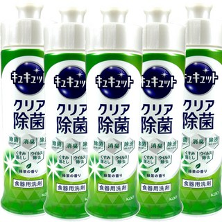 Kao 花王 珂珂透 洗碗精 220ml 綠白色, 5個