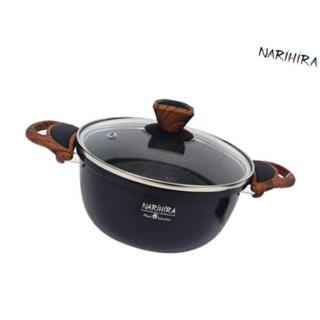 인덕션용냄비 대리석 IH 냄비 양수냄비 18cm, 나리히라대리석18양