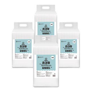 댕냥이라이프 강아지 배변 알뜰패드, 4개, 20개입