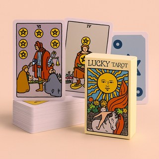 이지스오 럭키 타로카드 초보자용 타로카드배우기 78장, 1개