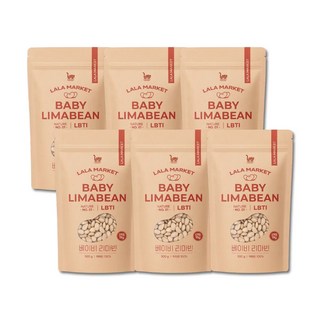 라라마켓 페루 슈퍼푸드 베이비 리마빈 리마콩, 6개, 500g