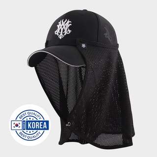 자외선 UV 차단 모자 썬쉐이드 썬가드 얼굴 뒷목 햇빛가리개, 블랙, 1개