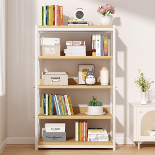 라보토리 책장 다용도 수납선반, 5단, 화이트B