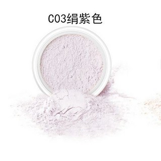 PORSHOO博宿散粉15g 不带闪 蜜粉 控油持久定妆, 1個, C03绢紫色