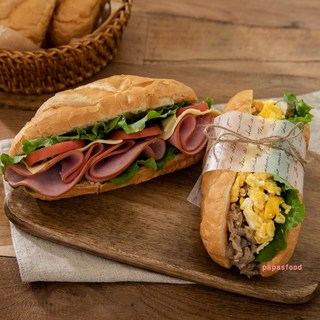 베트남 반미바게트 반미빵 샌드위치빵, 65g, 6개