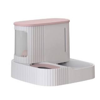 icat 寵喵樂 魔方頂入式貓砂盆 大號 特大號 防外濺 封閉式, 引力餵食餵水機-貝殼粉, 1個