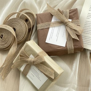 複古麻繩 絲麻DIY手工繩 禮物打包裝飾繩 花藝紮帶綁帶森係綁繩, 1個, 【量大可議價 請聯係客服】