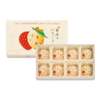 도쿄바나나 긴자의이치고 케이크 8개입, 8mg, 1박스