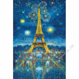 雷諾瓦 拼圖文化坊 當梵谷遇見巴黎 1008片 夜光, 1個