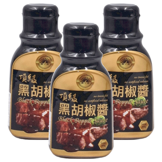 新光洋菜 黑胡椒醬, 300g, 3瓶
