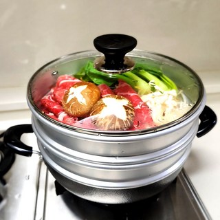 찜기 만두찜솥 야채 찜통 3단, 1개, 30cm