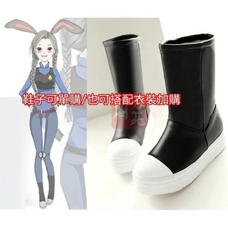 動物方程式 動物方城市 瘋狂動物城 茱蒂 Judy COS鞋子 COSPLAY鞋子 漆皮, 1個, 39碼=腳長24.5cm