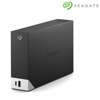 씨게이트 One Touch HUB 외장하드 STLC8000400 +데이터복구+USB케이블, 블랙, 4TB