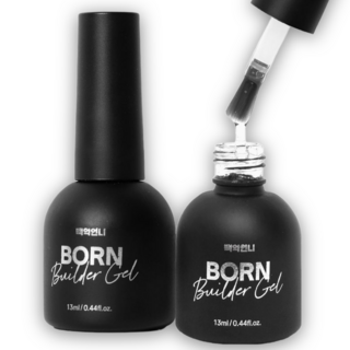 백억언니 본 빌더젤 손톱연장 오버레이, 1개, 13ml, 투명