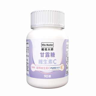 維他大師Vita Master 甘露糖膠囊 950毫克 加持續型維生素C, 2個, 60顆