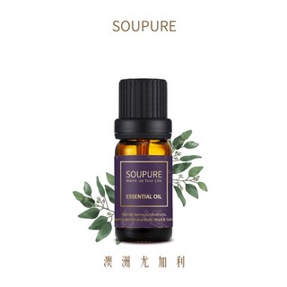 SOUPURE 薰香精油 義大利萊姆 茶樹 森林芬多精 澳洲尤加利 單方精油 10ml 溫暖生活, 1個, 有機澳洲尤加利,超音波水氧機