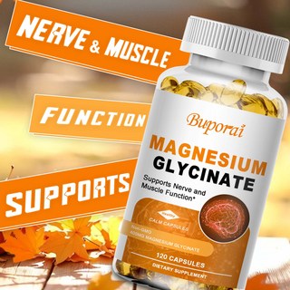 비타민 D3 & B6 함유 마그네슘 글리시네이트 400mg 소프트젤 삼키기 쉬운 작은 젤 캡슐 높은 흡수율 위장에 순함 수면 근육 및 진정 뼈 건강에 도움, 3개, 60정