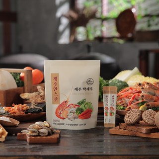 제주한스푼 88g (4g 스틱형 개별포장) 딱새우분말 분말조미료, 4개