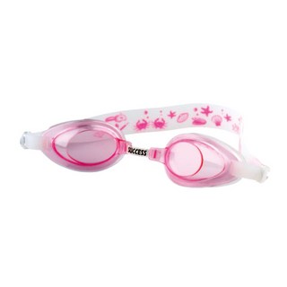 成功 兒童矽膠泳鏡 兒童專用 抗UV 舒適安全游泳護目鏡, 紅色, 1個