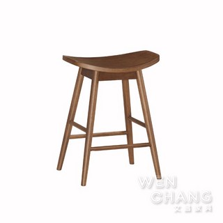 OSSO 奧索吧台椅 STT005 北歐風設計款 中島椅 中板, 胡桃色, 1個