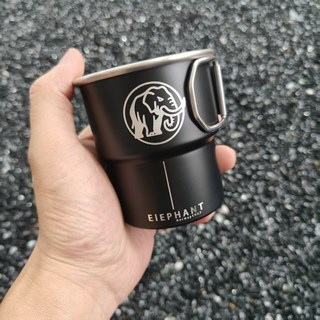 冰島猛獁象 EIEPHANT 摩卡壺 意式 咖啡壺 手沖 咖啡機 八角 造型, 如圖, 1個