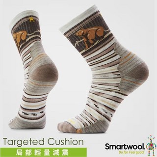 美國 SmartWool 熊》男 機能戶外 美麗諾羊毛中筒襪 輕量減震 登山襪, 1個, M