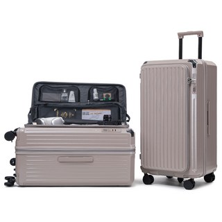 Tanit 전면오픈 대형 캐리어 26인치 28인치 30인치 여행용 소프트 확장형 usb충전