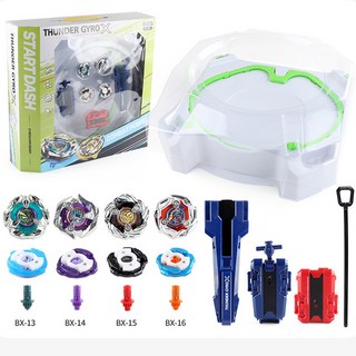 GFive 爆旋陀螺 BX-10 戰鬥陀螺套裝 競技模式 附發射器和戰鬥盤, 1個, H款陀螺箱包裝