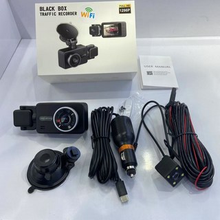 跨境爆款高清2.0英寸前後3錄行車記錄儀帶後拉三鏡頭WiFi行車錄像, 【S23】2寸三錄+WiFi+1080P:1個, 1GB