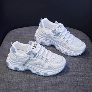 JLVJ 여성 메쉬 운동화 발편한 통굽 키높이운동화 스니커즈 여성운동화