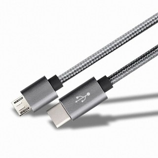 CABLEMATE USB2.0 Type C to 마이크로 5핀 HQ 메탈 케이블 (CQ550 0.5m) 케이블-기타케이블, 1개, 선택1