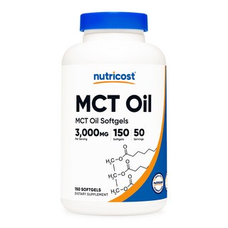 뉴트리코스트 MCT 오일 3000mg 150소프트젤 1병, 기본, 1개, 150정