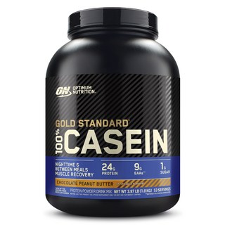 OPTIMUM NUTRITION 歐恩 金牌酪蛋白補充粉 巧克力花生醬口味, 1.8kg, 1個