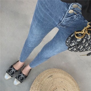 VIISHOW 여성용 스판 데님 스키니 팬츠