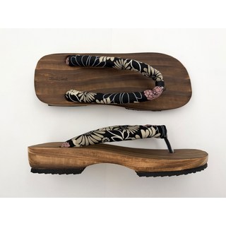 木屐 日式花紋木屐 男士夾腳拖