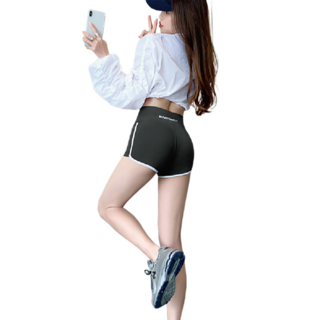 【OniWear】顯臀跑步冰絲運動短褲 鯊魚褲 薄款 防走光 提臀顯瘦 瑜伽健身速乾運動短褲