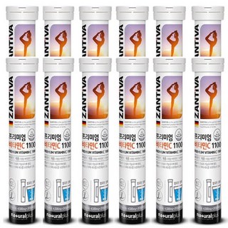 잔티바 프리미엄 비타민C 1100, 20정, 12개