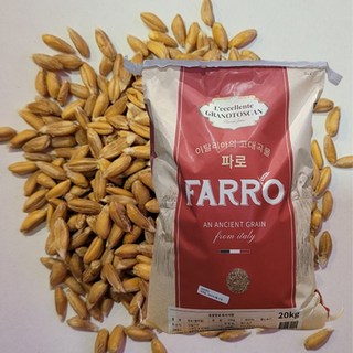 [다온농산] 수입 파로 FARRO -20Kg- 품질 좋은 이탈리아 파로 엠머밀, 20kg, 1개