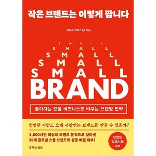 작은 브랜드는 이렇게 팝니다:좋아하는 것을 비즈니스로 바꾸는 브랜딩 전략, 유엑스리뷰(UX REVIEW), 채주석 저