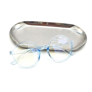 둥근안경테 어린이 동글이안경테 가벼운 패션 예쁜 파랑색