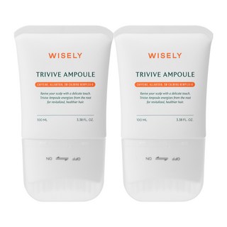 와이즐리 탈모 브러쉬 두피 트리바이브 앰플, 2개, 100ml