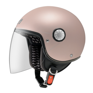 【ASTONE官方直營】AJ 素色 3/4罩安全帽 輕巧透氣 都會通勤首選, 平玫瑰金