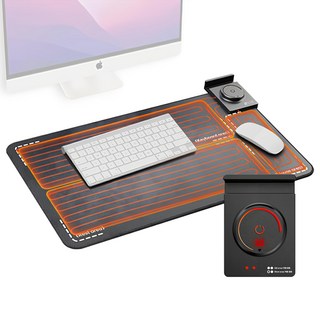 셀루미 카본 히팅 필름 데스크 매트, 매트블랙, SEL-TH834W