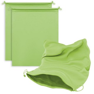 MtuxuYR 드로스트링 부드러운 보호 파우치가 있는 극세사 가방 드레스 슈즈 앵클 부츠 러닝화 요가 블록 목욕 타월 헤어 도구 여행용 우산용 (12팩 라이트 블