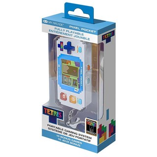 테트리스 픽셀 플레이어: 공식 라이선스 작은 비디오 게임 10가지 보너스 게임이 있는 전략 퍼즐 휴대용 키체인 아케이드 어린이 및 성인용 게임 169510, 테트리스 픽셀 플레이어: 공식 라이선스 작은 비디오 게