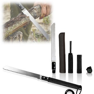 캠핑 등산 서바이벌 생존 조난키트 톱 부싯돌 나침판EA12451245, 단품, 1개