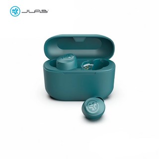【JLab】Go Pop 真無線藍牙耳機 台灣公司貨 IPX4防水 小巧入耳, 孔雀綠