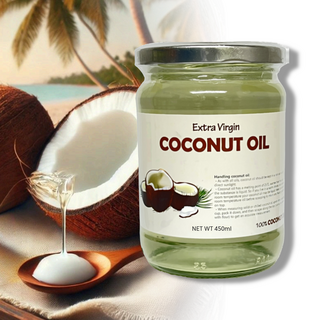 얼굴 피부 바디 바르는 식용 코코넛오일 엑스트라버진 450ml, 1개