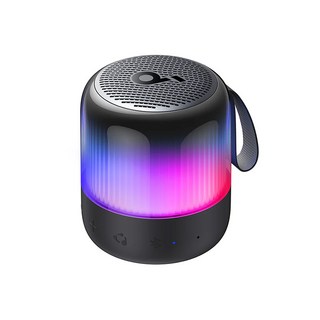 soundcore Glow Mini IP67 防水 便攜藍牙喇叭 360° 全向音效, 炫彩黑