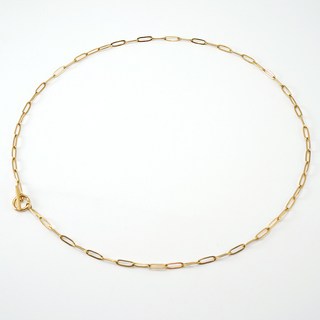 時尚百搭不鏽鋼OT扣回形針成品鏈條18K歐美項鍊鎖骨鏈珠寶飾品鏈